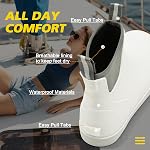 Women's Deck Boots, Waterproof Rain Boots Rubber Boots Chelsea Ankle Booties with Anti-Slip Sole Fishing Boots for Outdoor Work Garden Camping