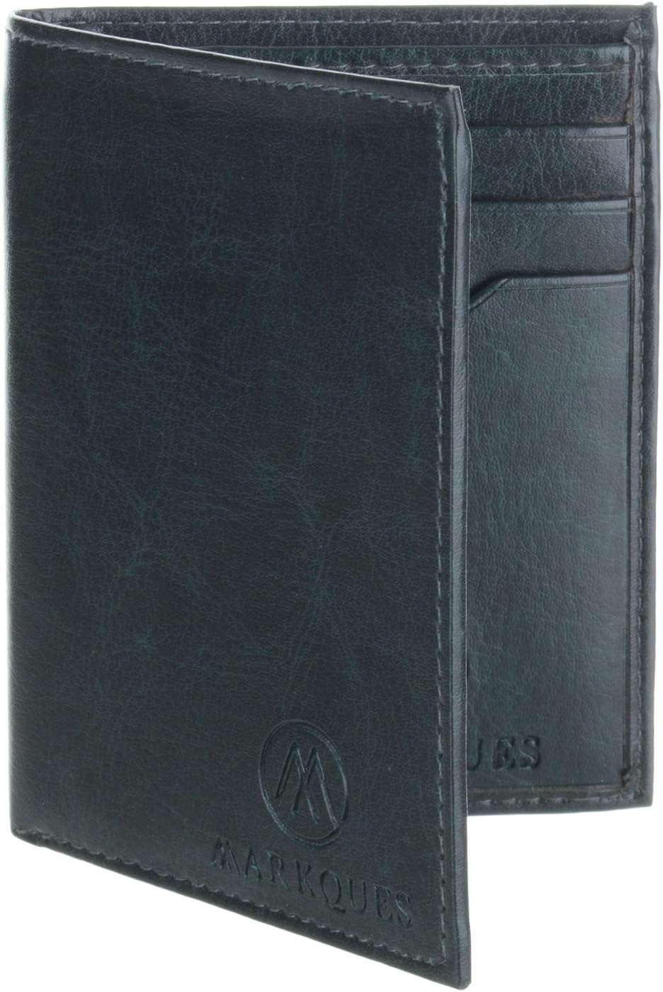 MARKQUESGreen Front Pocket Card Holder Wallet (COL-4414)