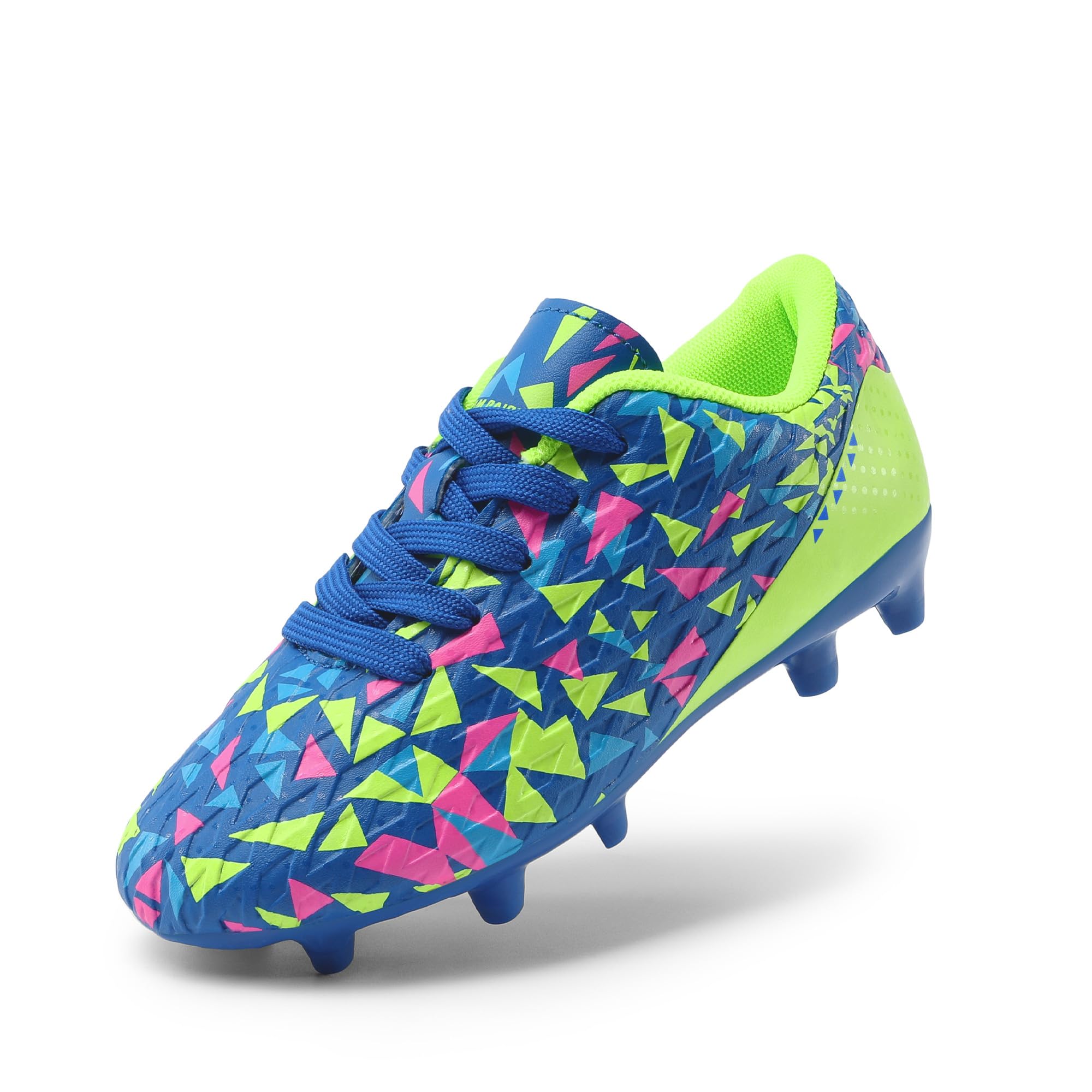 DREAM PAIRS Boys Girls Soccer Cleats Youth Firm Groud Athletic Outdoor Trainning Football Shoes for Little/Big Kid