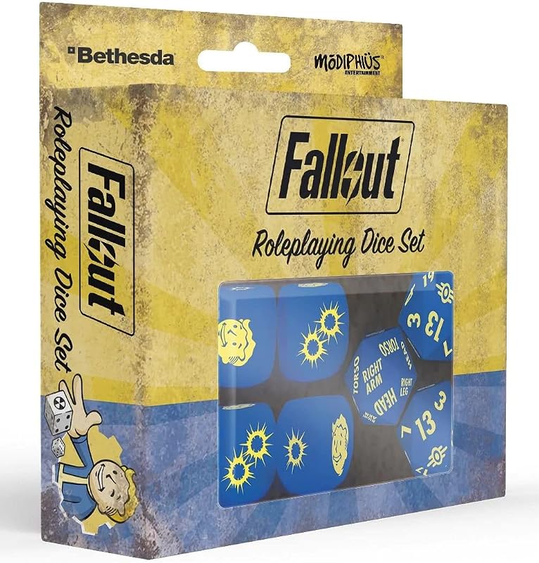 Modiphius Fallout: The Roleplaying Game Dice Set,Various