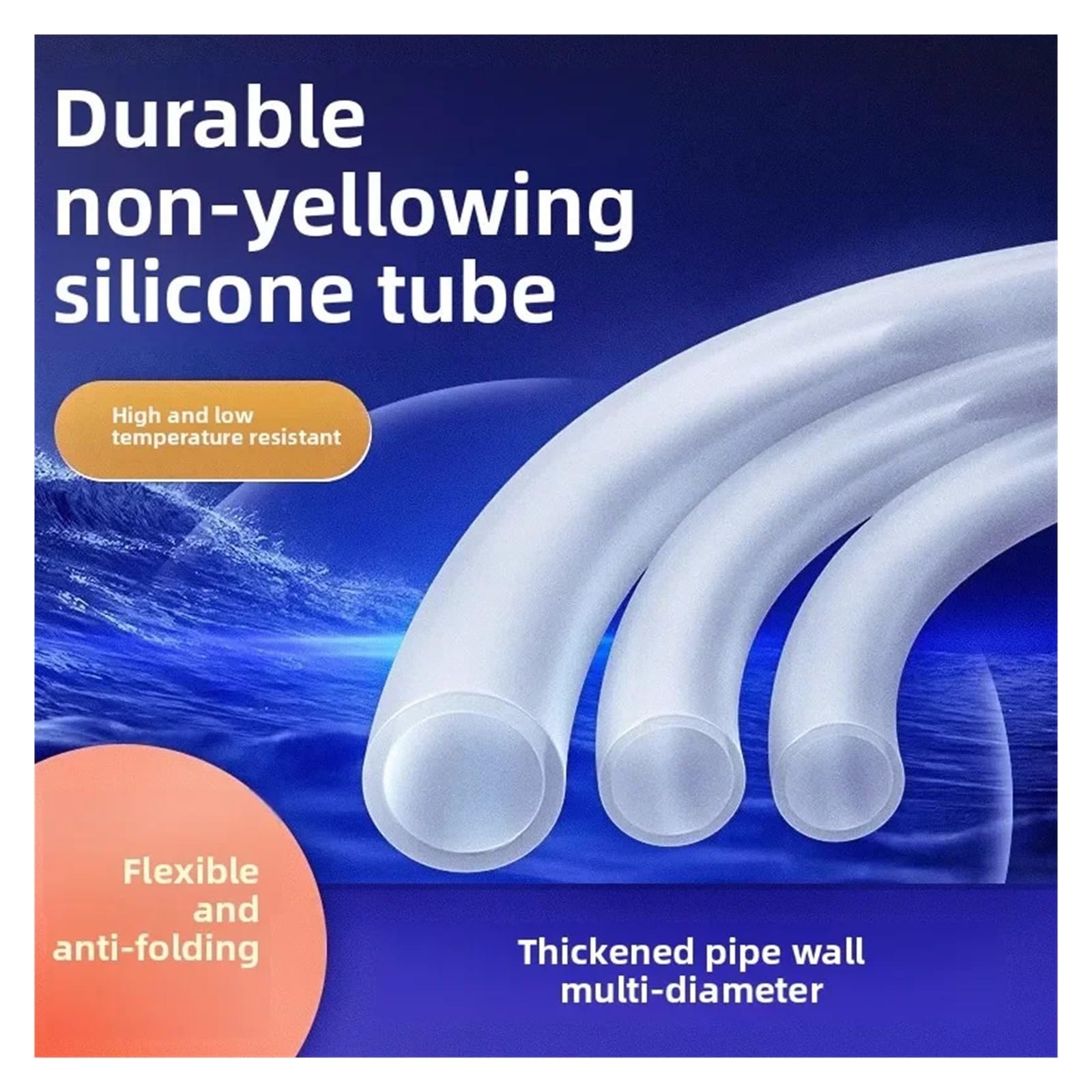 Manguera de PVC de 1/3/5 m for bomba de agua y tubo flexible de oxígeno for acuarios, diámetro interior de 6, 8, 10, 12, 15 y 20 mm.(5 M,ID 15 mm)