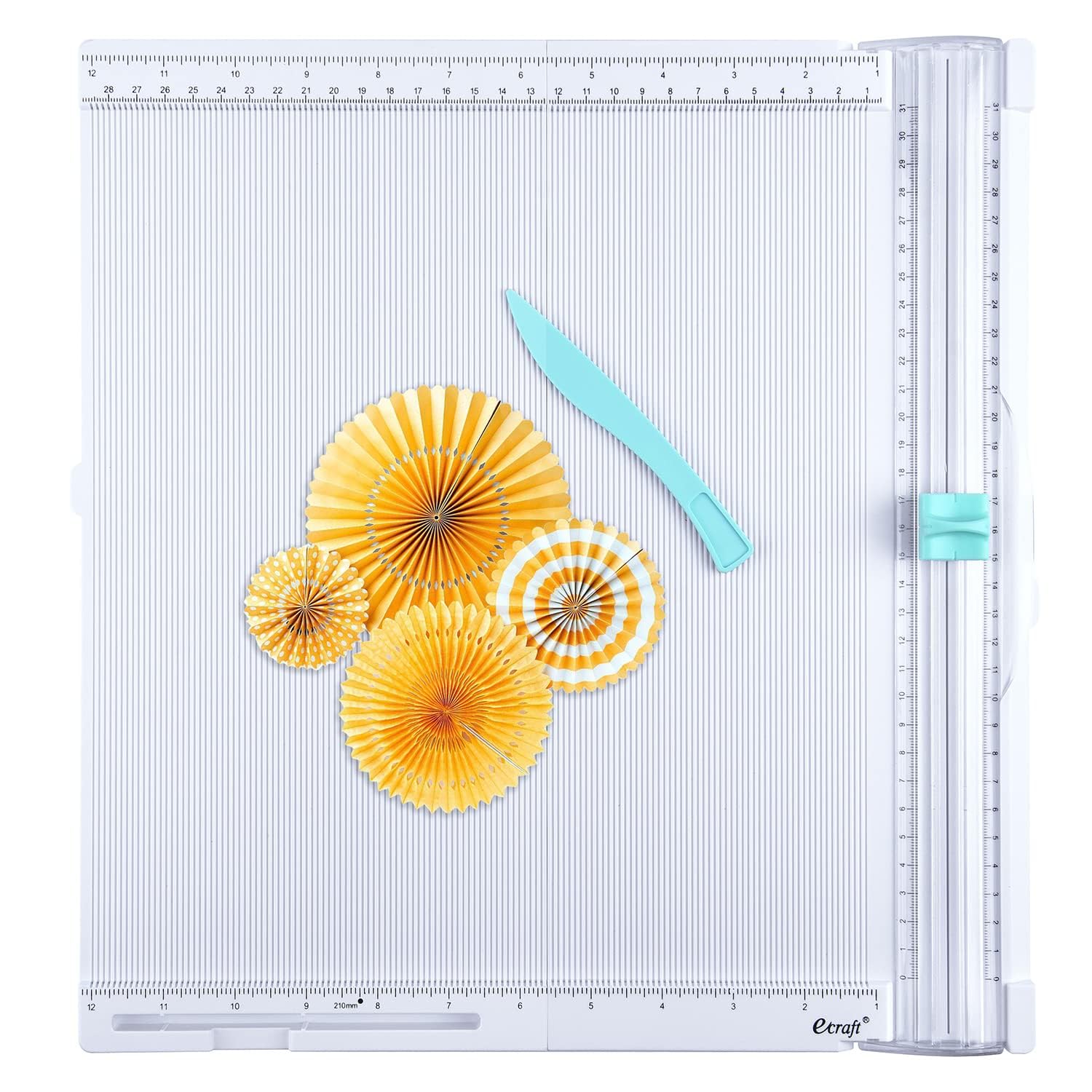 Adoere Score Board for Scrap Booking and Craft Box Making Rubber Grip Cutting Mat (Set of 1, White)-picture-12