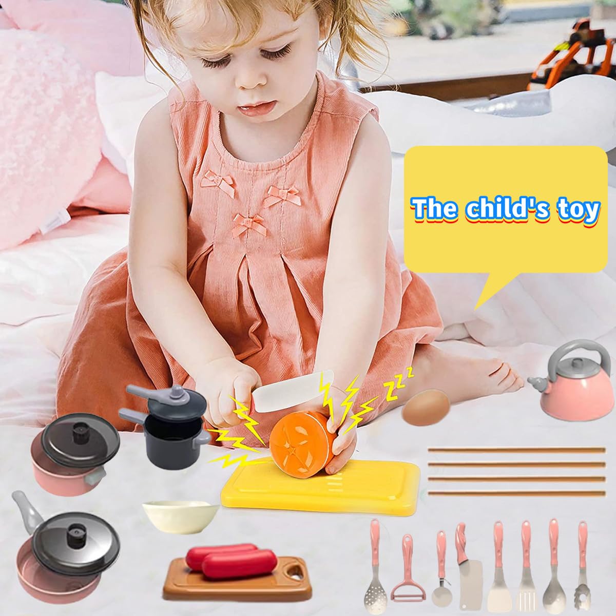 Mini Kitchen Accessories,Kitchen Toy Set Accessories,Miniature Cookware Accessories for Cooking Cookware Pots and Pans Set Gifts - Image 6
