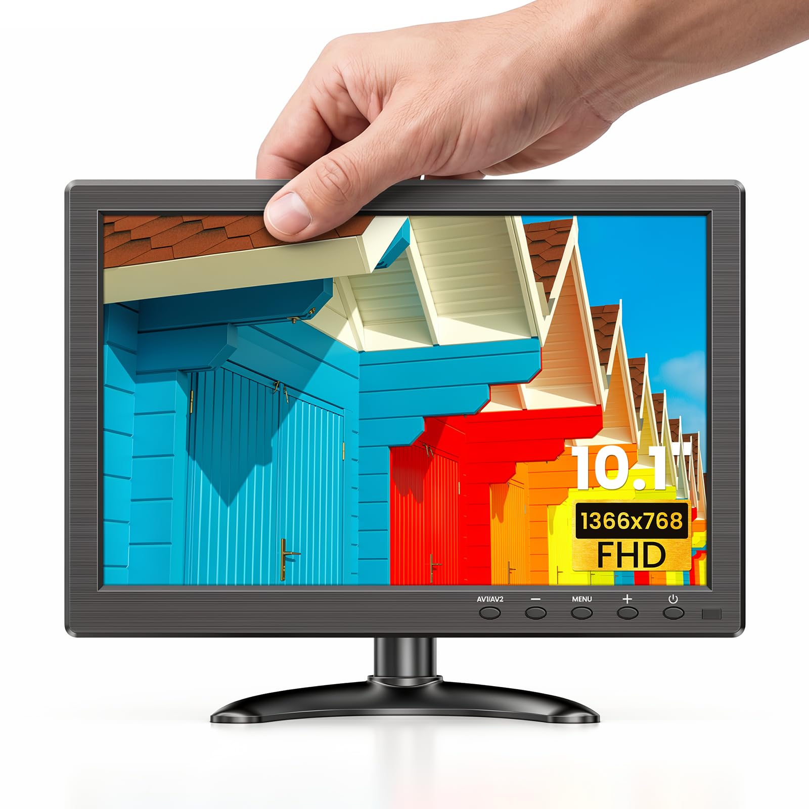 Eyoyo 10.1 Inch Security Monitor 1366x768 Resolution for PC CCTV Camera NVR