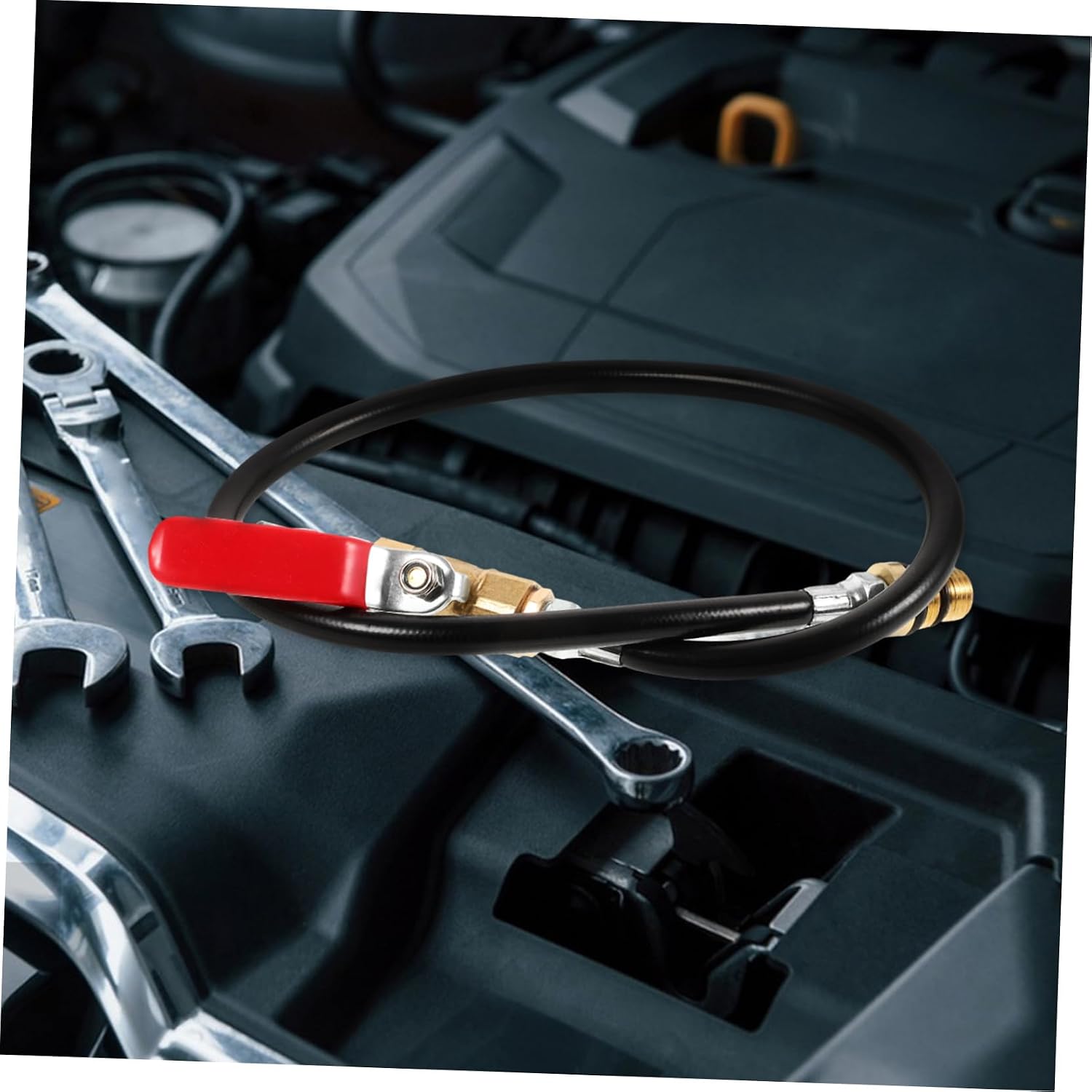 Automobile Engine Cylinder Pressurization Tool Pressure Pipe for Cylinder Leakage Testing Compatible Cars and Motorcycles