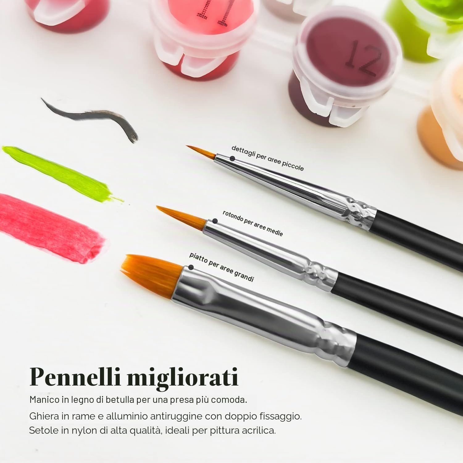 Bougimal Dipingere con i numeri adulti Animale con pennelli e colori acrilici inclusi - 40 x 50 cm, Elefante al tramonto, Con Telaio