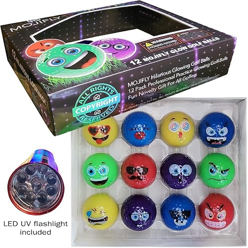 Miniatura 2 de MOJIFLY Pelotas de golf, novedosas y divertidas pelotas de golf para niños para regalos