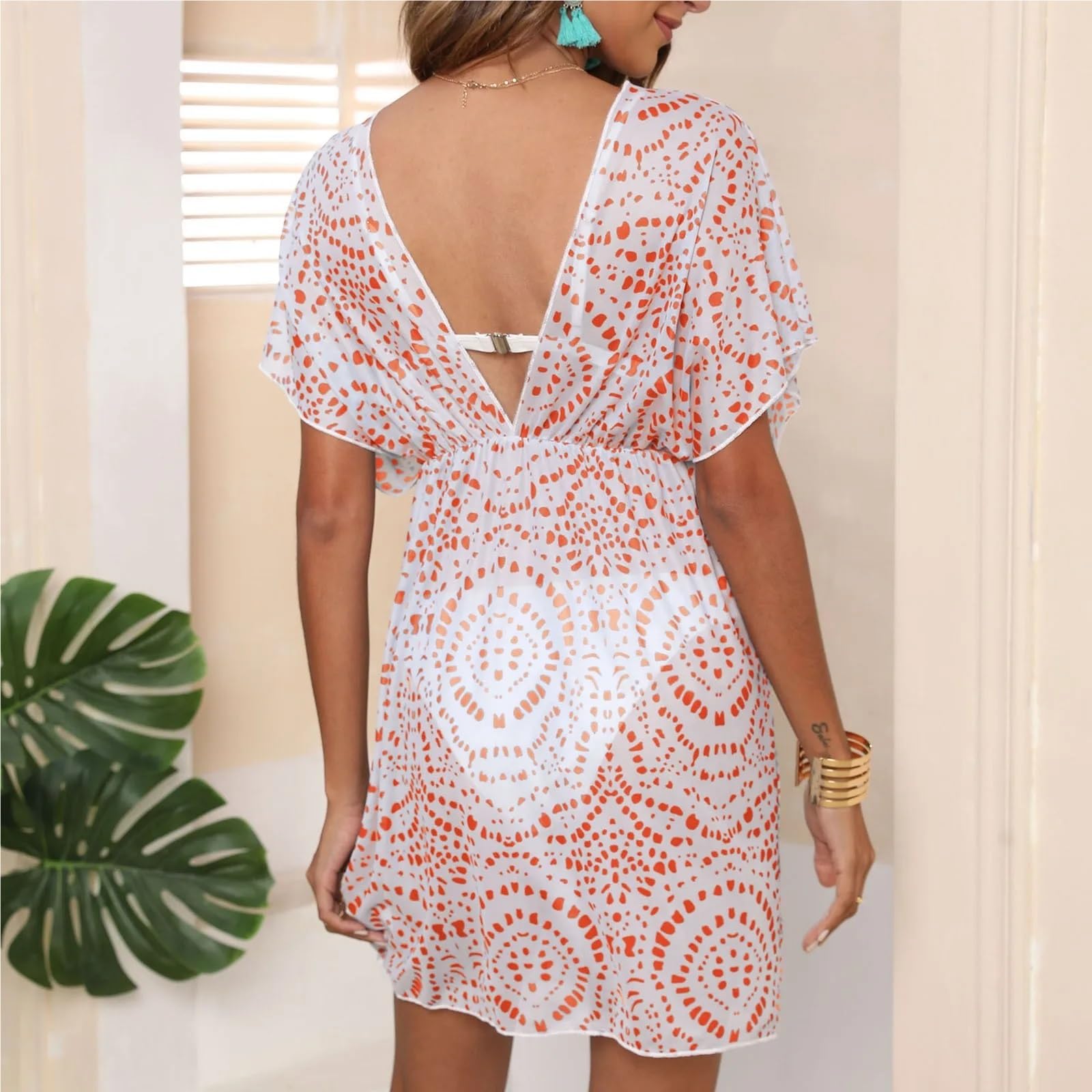 vestidos playa Túnicas for cubrir bikini, vestidos de playa, trajes baño, túnicas for la for mujer, protección solar