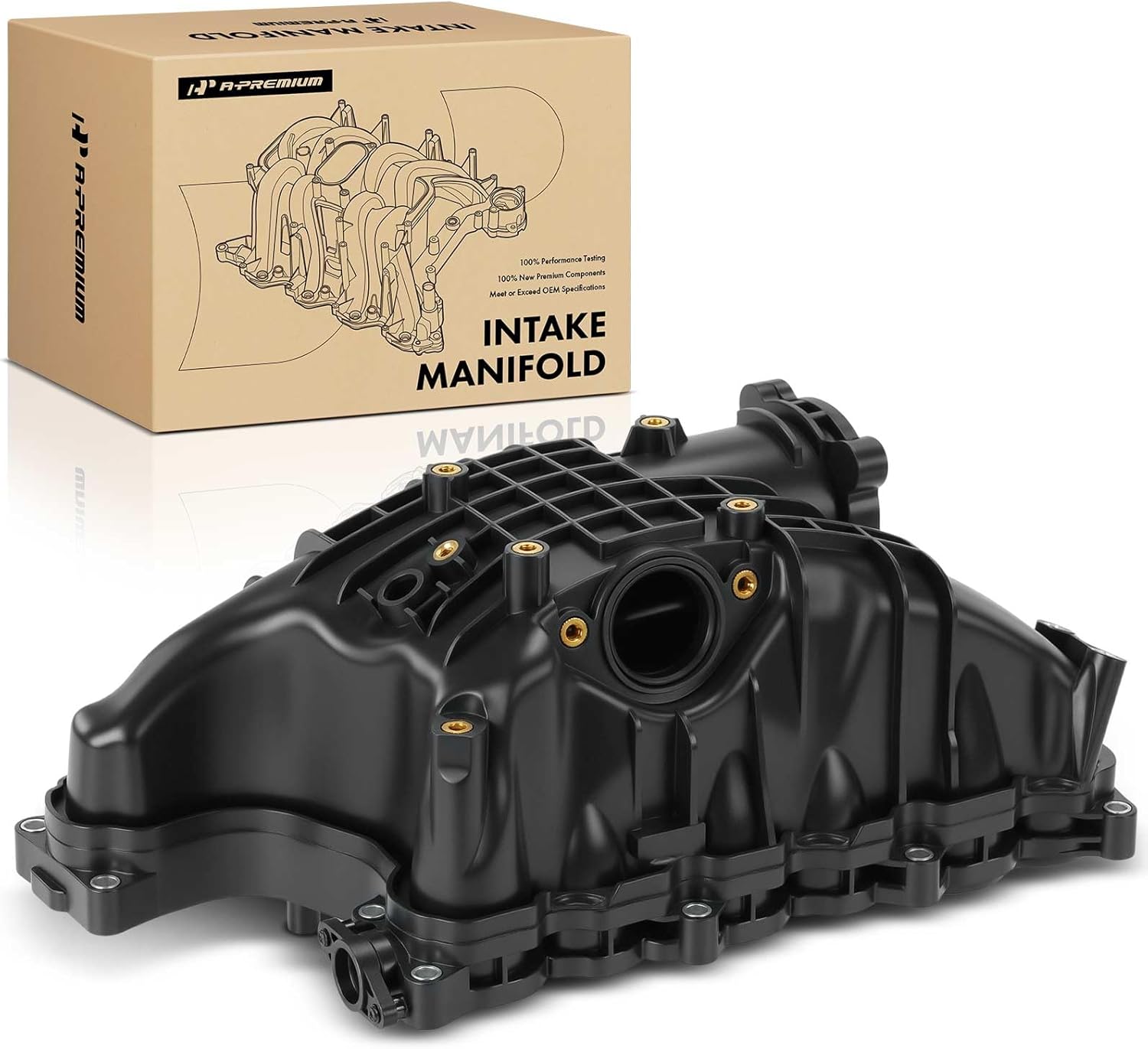A-Premium Front Intake Manifold Compatible with Ram 1500 2014-2018, 1500 Classic 2019 & Jeep Grand Cherokee 2014-2019, 3.0L