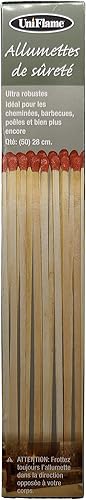 Miniatura 5 de Cerillas de seguridad extra largas de 11 pulgadas, fósforos de madera largos de seguridad resistentes para parrilla interior y exterior, 11 pulgadas