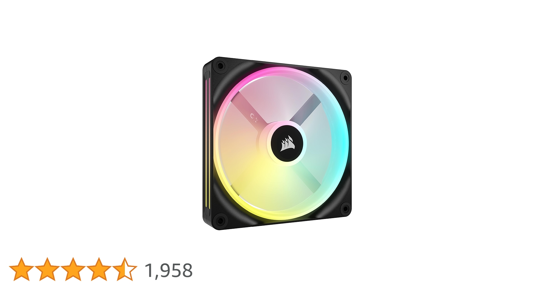 CORSAIR iCUE LINK QX140 RGB ケースファン iCUE LINK QX140 RGB 140mm PWM PC Fans Starter Kit with iCUE