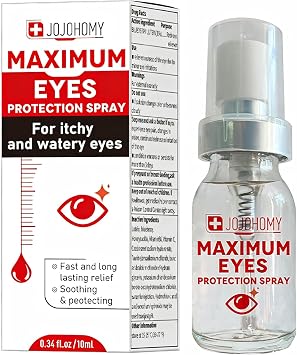 Eye Protection Spray 10ml Dry Eye Relief Spray, Artificial Tears Alternative, Moisturizing Eyedrop Mist for Eye Strain,Itchy, Redness, Blurred Vision, Daily Lubricating 1 Bottle