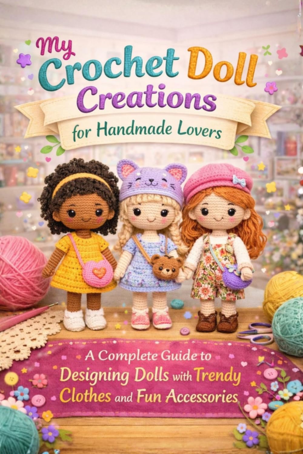 My Crochet Doll Creations for Handmade Lovers:: A Complete Guide to Designing Dolls with Trendy Clothes and Fun Accessories