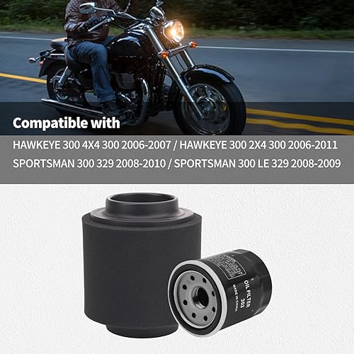 Miniatura 7 de Filtro de aire 0452306 1253355 apto para Polaris HAWKEYE 300 2006-2011 SPORTSMAN 300 2008-2010 TRAIL BLAZER 250 2001-2006 XPLORER 250 400 2001 2002