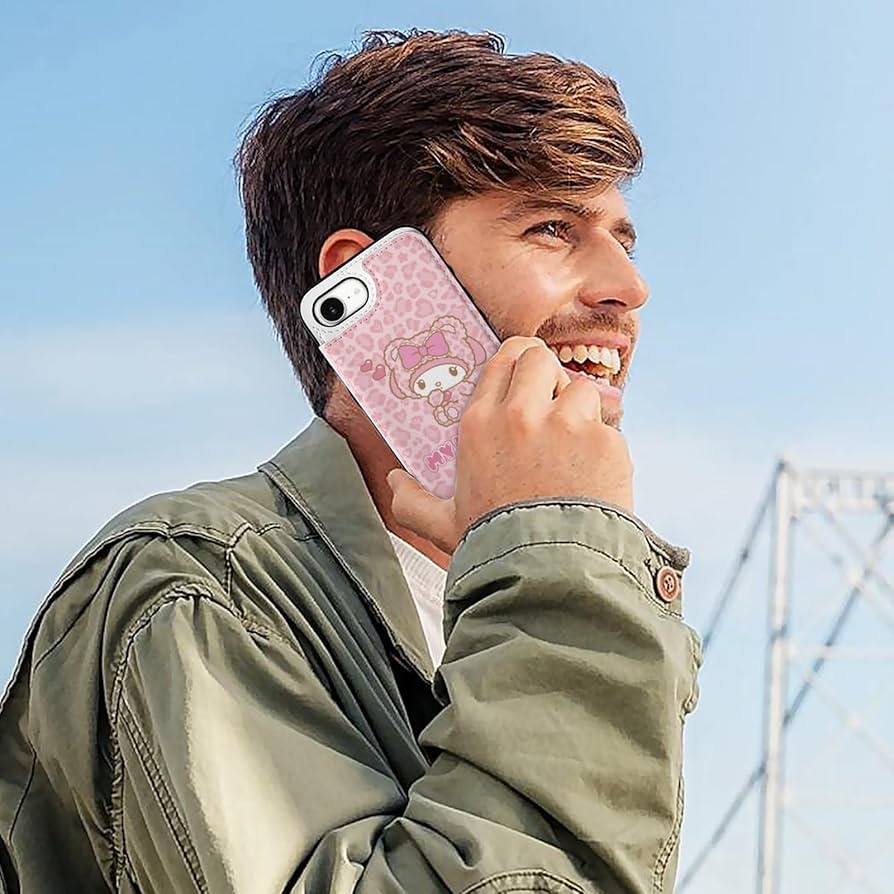 Amazon.co.jp: iPhone 16 E ケース 手帳型 マイメロディ ヒョウ