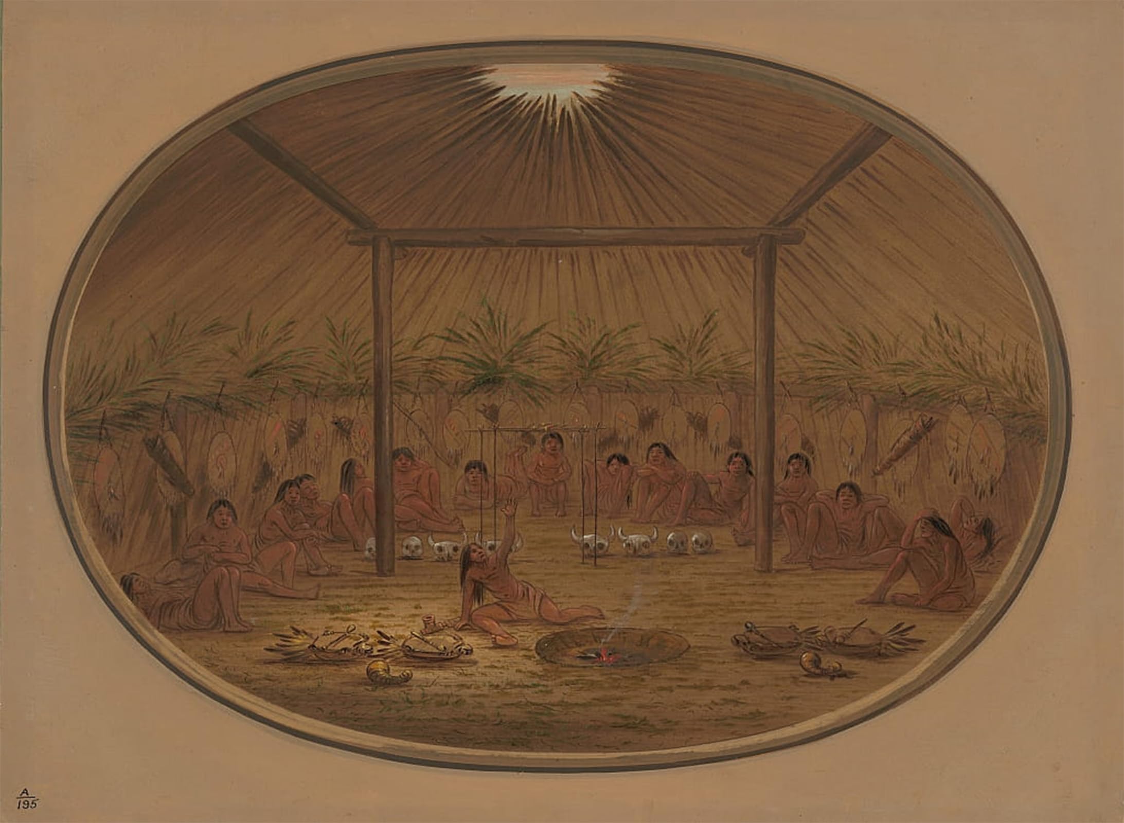 Lienzo George Catlin cuadro artistico para salones con historia 5