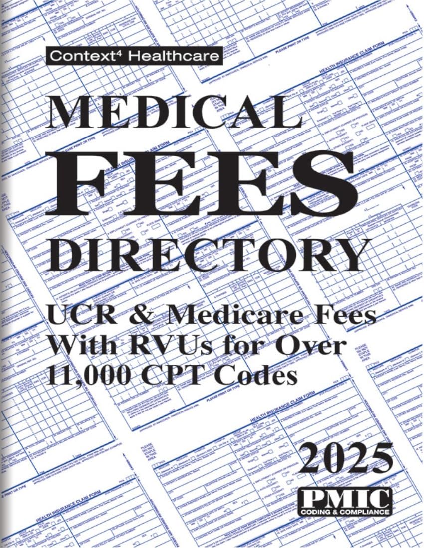 Medical Fees Directory 2025 Perfect Bound