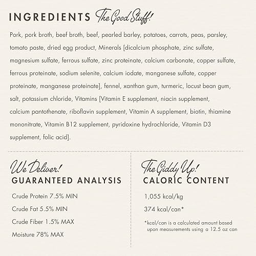 Miniatura 4 de Fromm Diner Classics Milo's Meatloaf Paté - Comida húmeda prémium para perros, receta de cerdo, caja de 12 latas