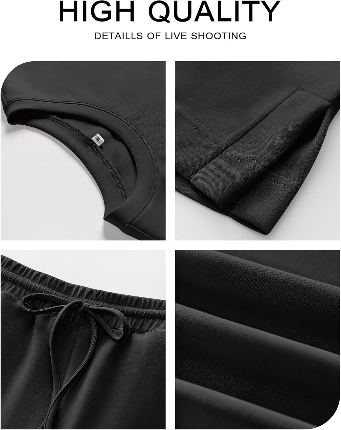 ANRABESS Women's Lounge Sets 2 Piece Outfits 2026 Summer Casual Short Sleeve Sweatsuits Matching Tracksuits Wide Leg Pant Set - Image 6