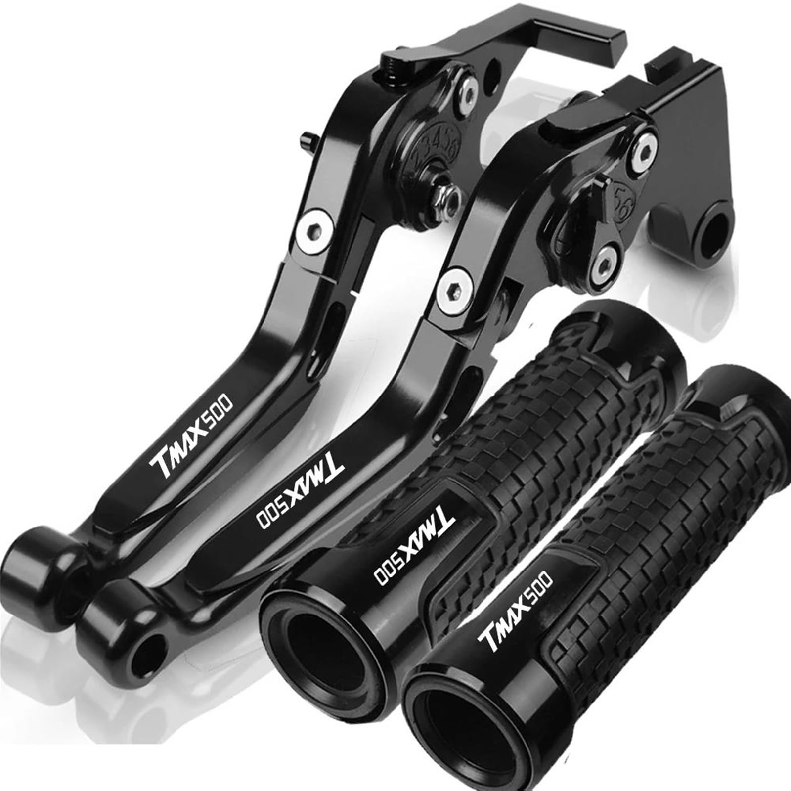 per Yamaha TMAX500 TMAX 500 TMAX-500 2008 2009 2010 2011 2012 2013-2018 Leva di Frizione del Freno Manubrio Manopole End Moto Sostituire(8)