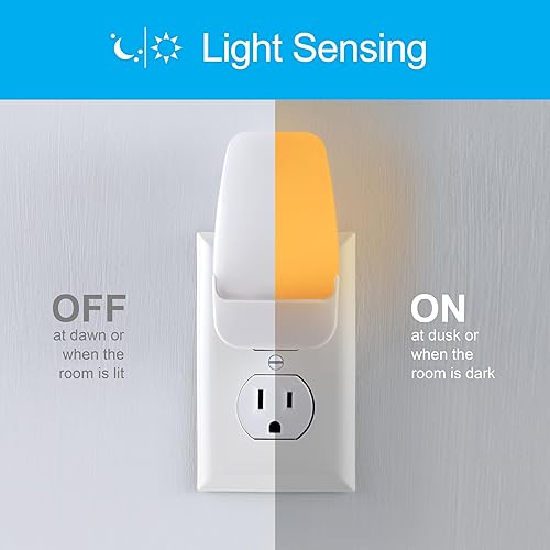Miniatura 10 de GE LED Night Light, Plug-in, Dusk to Dawn Sensor, Cool White, UL-Certified, Energy Efficient, Ideal for Bedroom, Bathroom, Nursery, Kitchen,