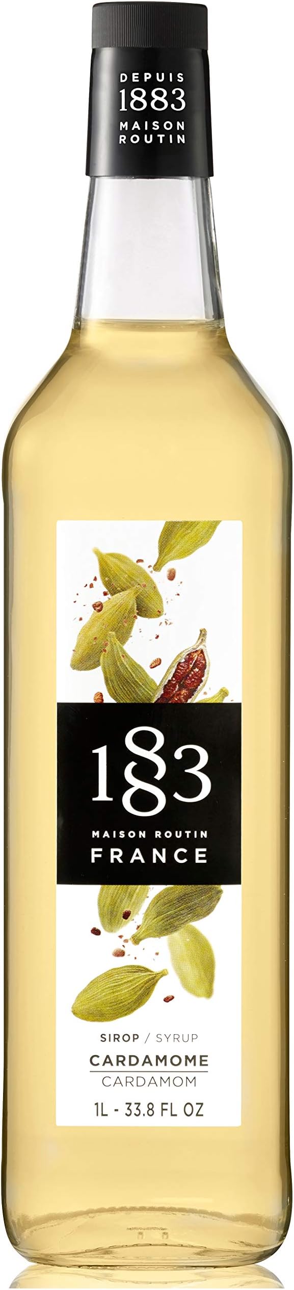 Routin 1883 Premium Cardamom Syrup (Glass Bottle) 1L