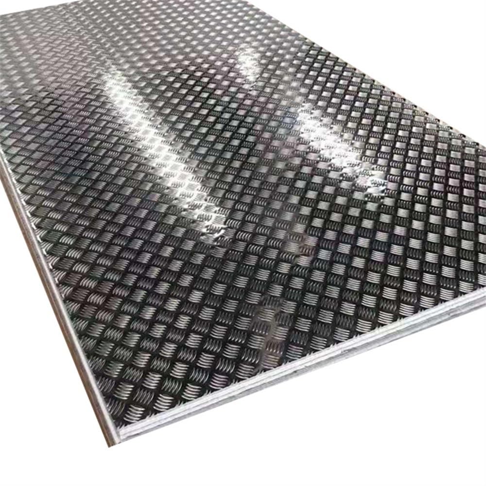 Zonon Diamond Plate Aluminum Sheet - 96x48 Inch Tread Plate For Trailer & Wall Covering