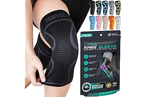 Cirka Knee Sleeve 2-Pack Compression Knee Brace for Running
