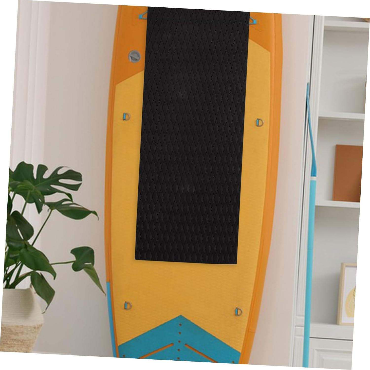 balacoo Eva Surfboard Traction Pad Non Slip Deck Grip Mat Shape Adhesive Tail Pad for Surfing Kayaking and Water Sports Lightweight Comfortable Design