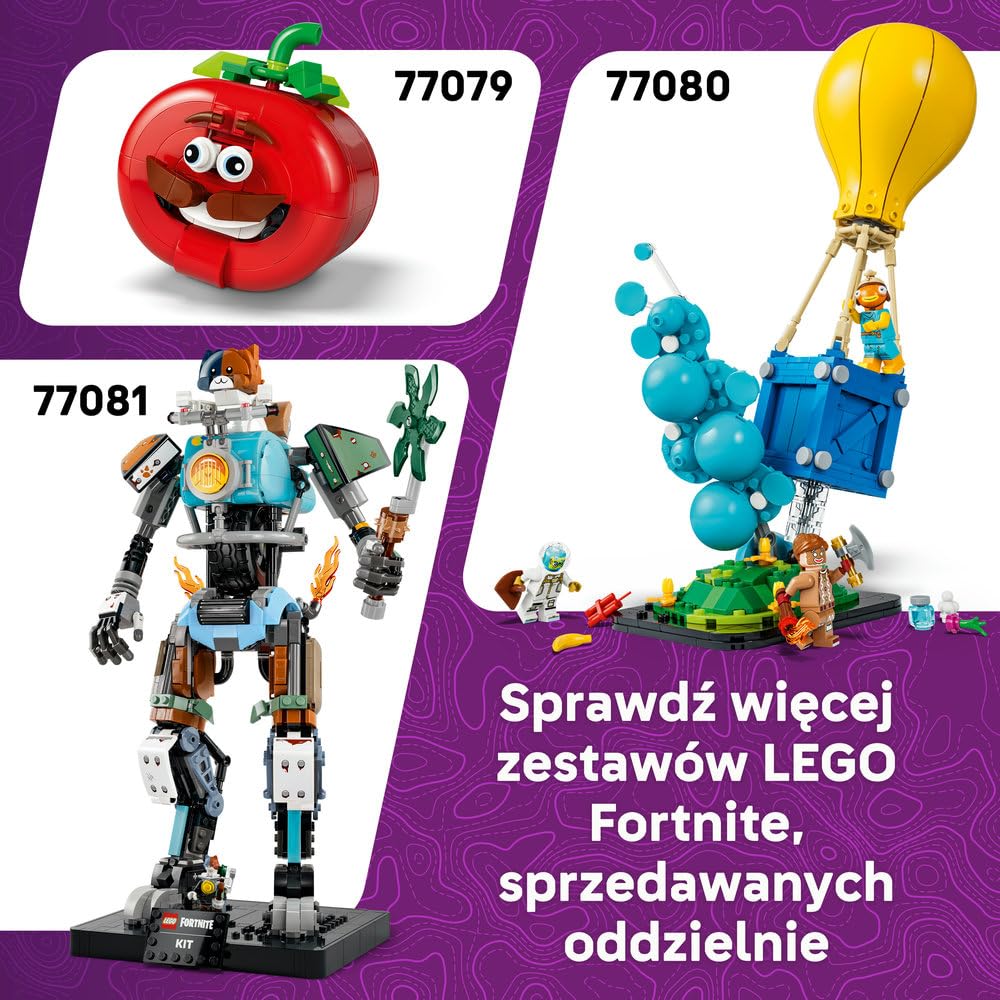 LEGO Fortnite Jaskinia Ubawu 77082 | Lokacja z gry, do zabawy i ozdoby, gamingowy prezent dla fana Fortnite 12+, duży zestaw klocków dla dzieci, 1963 elementy