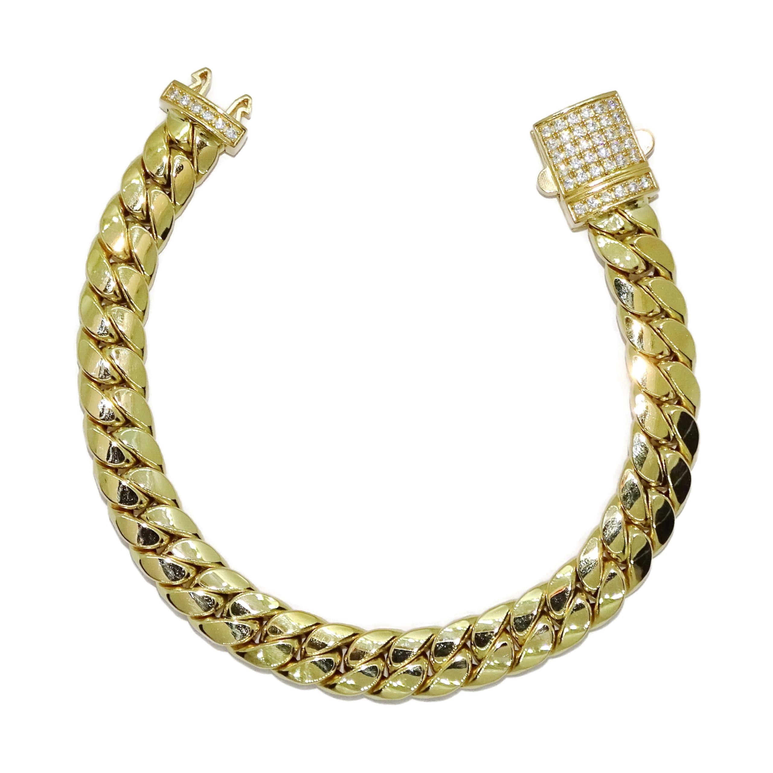 Cavigliera Oro Giallo 18k Con Mini-catenella E 5 Fiori, 22-25 Cm, Peso 1,35g, Marchio Never Say Never