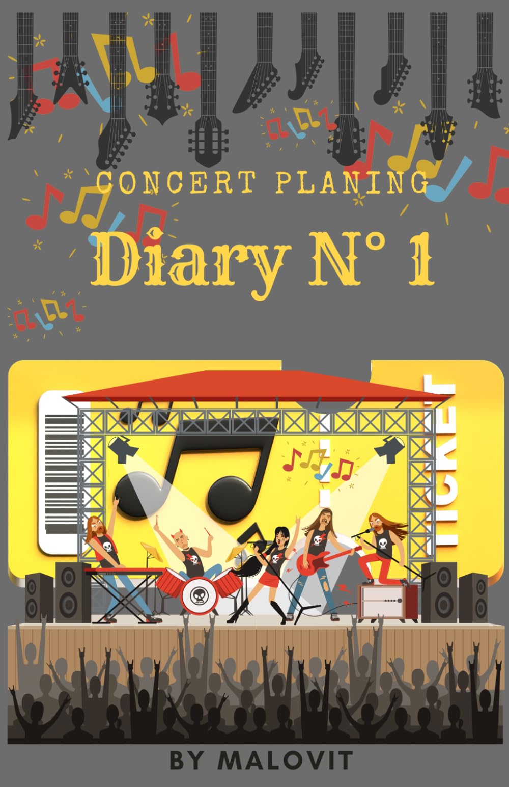 Carnet de planification pour concert et gestion du calendrier de répétition
