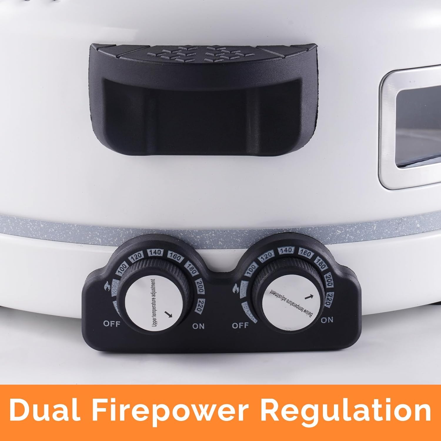 12" Electric Pizza Oven-Countertop Pizza Maker with Timer &Temperatures Control, Perfect for Pizzas/Pancake/Quesadillas/Cookies (12in)