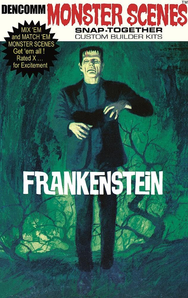 DENCOMM - Monster Scenes S1 - 1:13 Model Kit - Frankenstein: 55th Anniversary Limited Edition