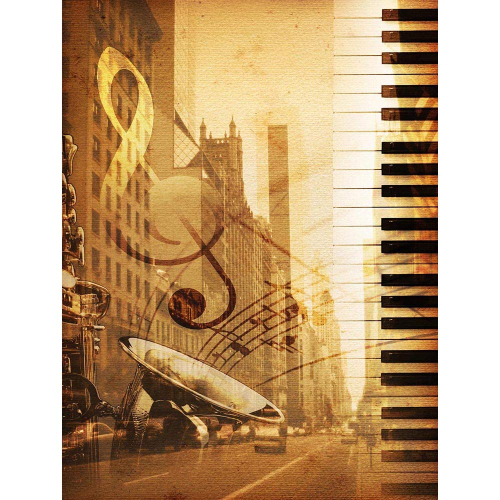 Wee Blue Coo Music Mock Up Broadway New York Jazz Sax Art Print Poster Wall Decor 12X16 Inch