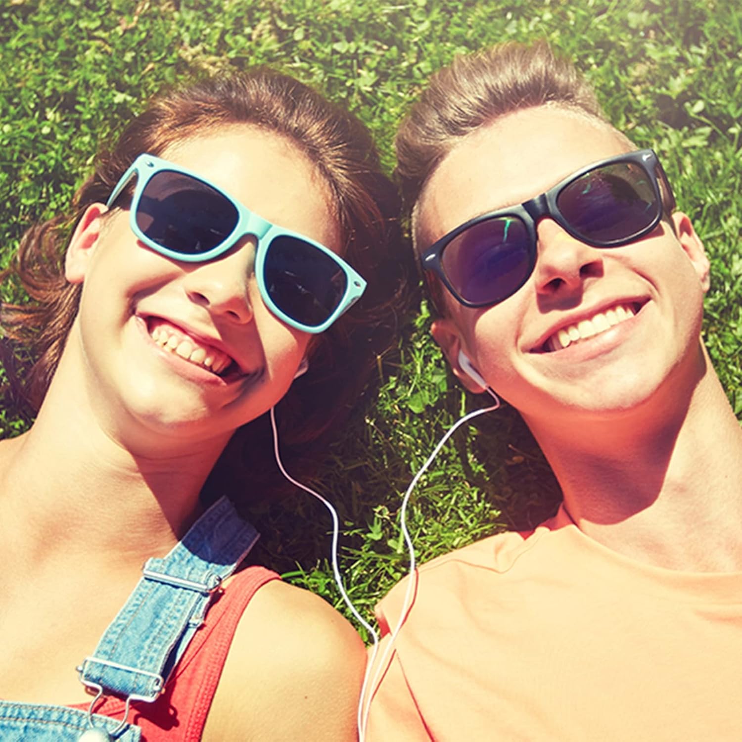 Pibupibu 10/20 Packs Adults Wholesale Neon Colors Square Retro Style Party Favors Sunglasses - Image 7