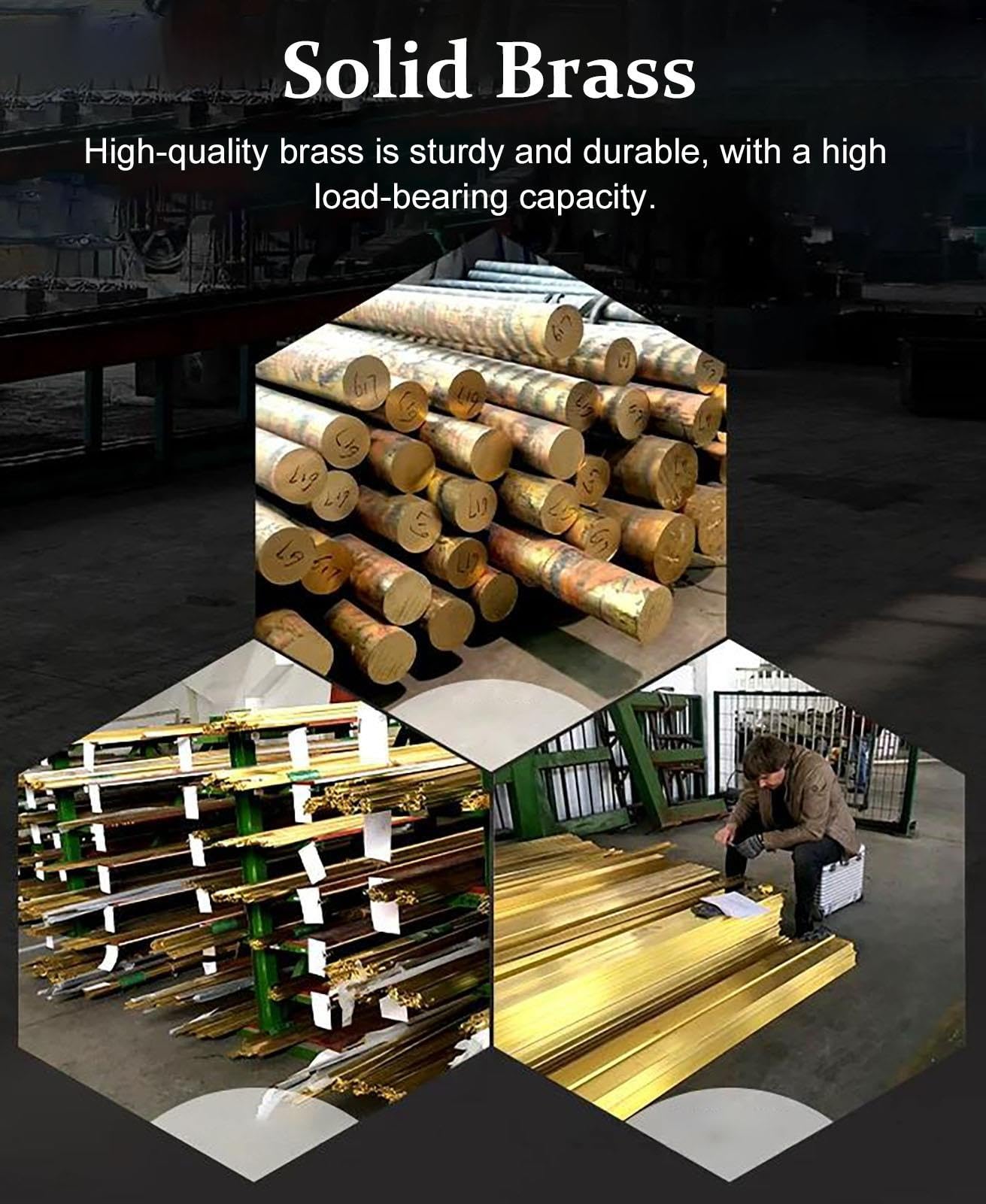 Striscia di Transizione Rampe di Soglia Antiscivolo in Ottone Color Oro