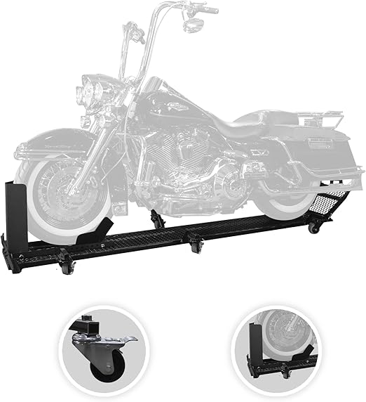 Kendon Motorcycle Dolly for Garage Storage with Adjustable