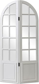 SOFE Arched Window Frame Room Divider 2 Panel, 4.7ft / 56 Inches Tall