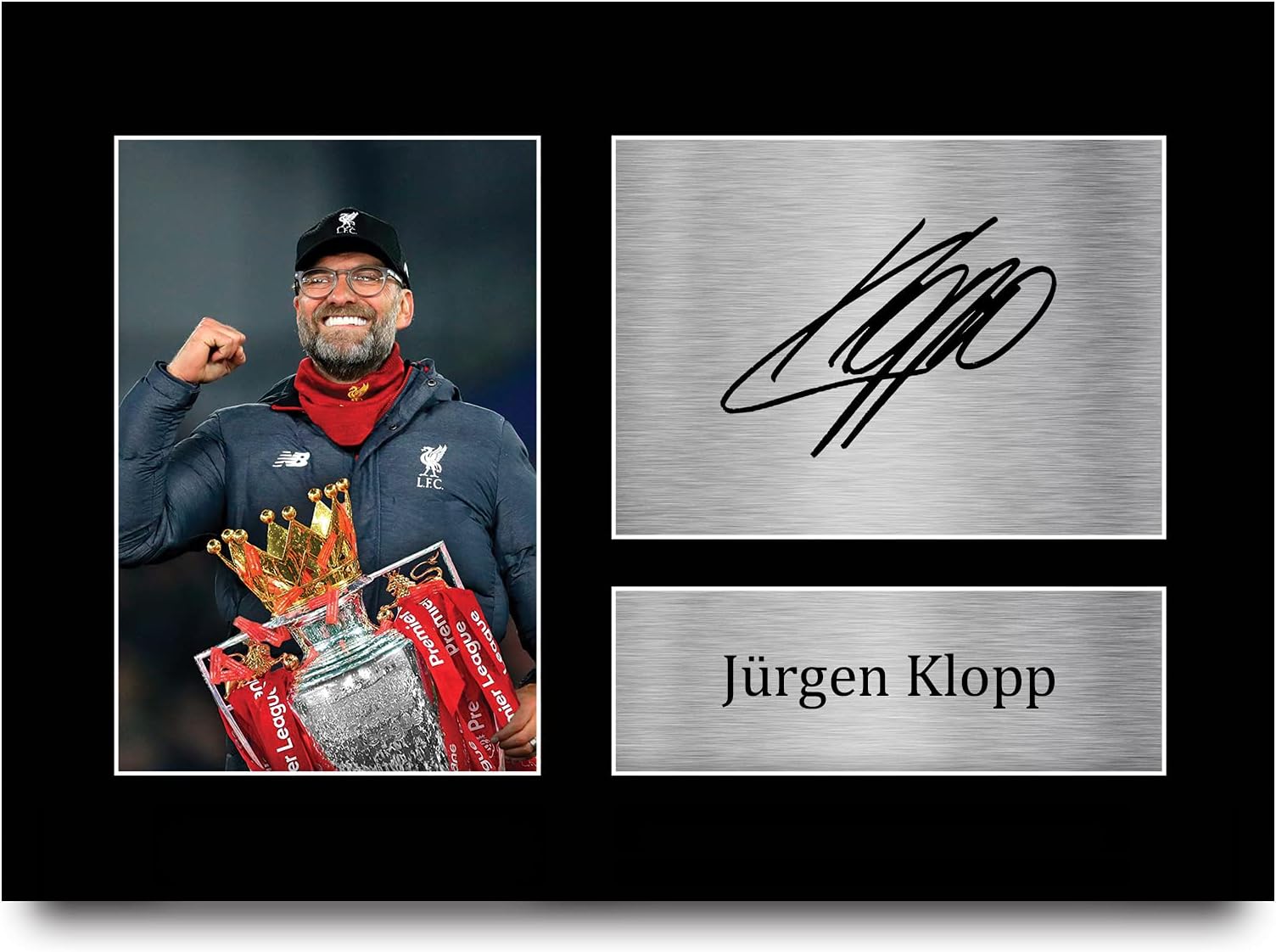 HWC Trading Jurgen Klopp Signed A4 Printed Autograph Liverpool Photo Display