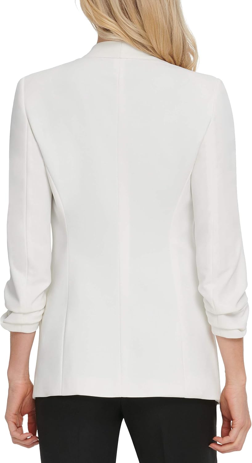 DKNY Women's Foundation Long Sleeve Shawl Collar Jacket