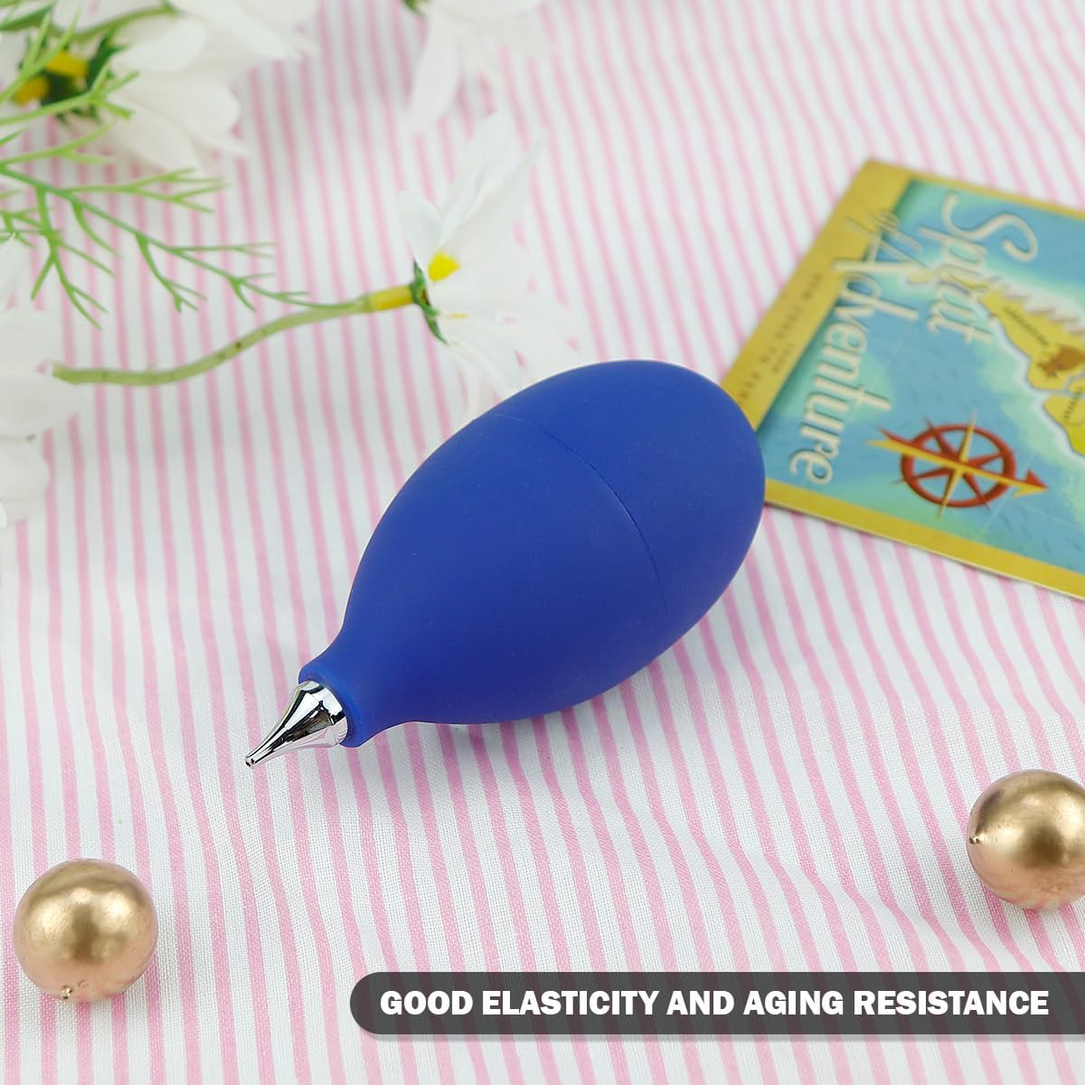 Ball Pump Blaster, Lens Air Blower, Air Pump Blower Cleaner for Digital, Phone, Camera, Watch (Blue)