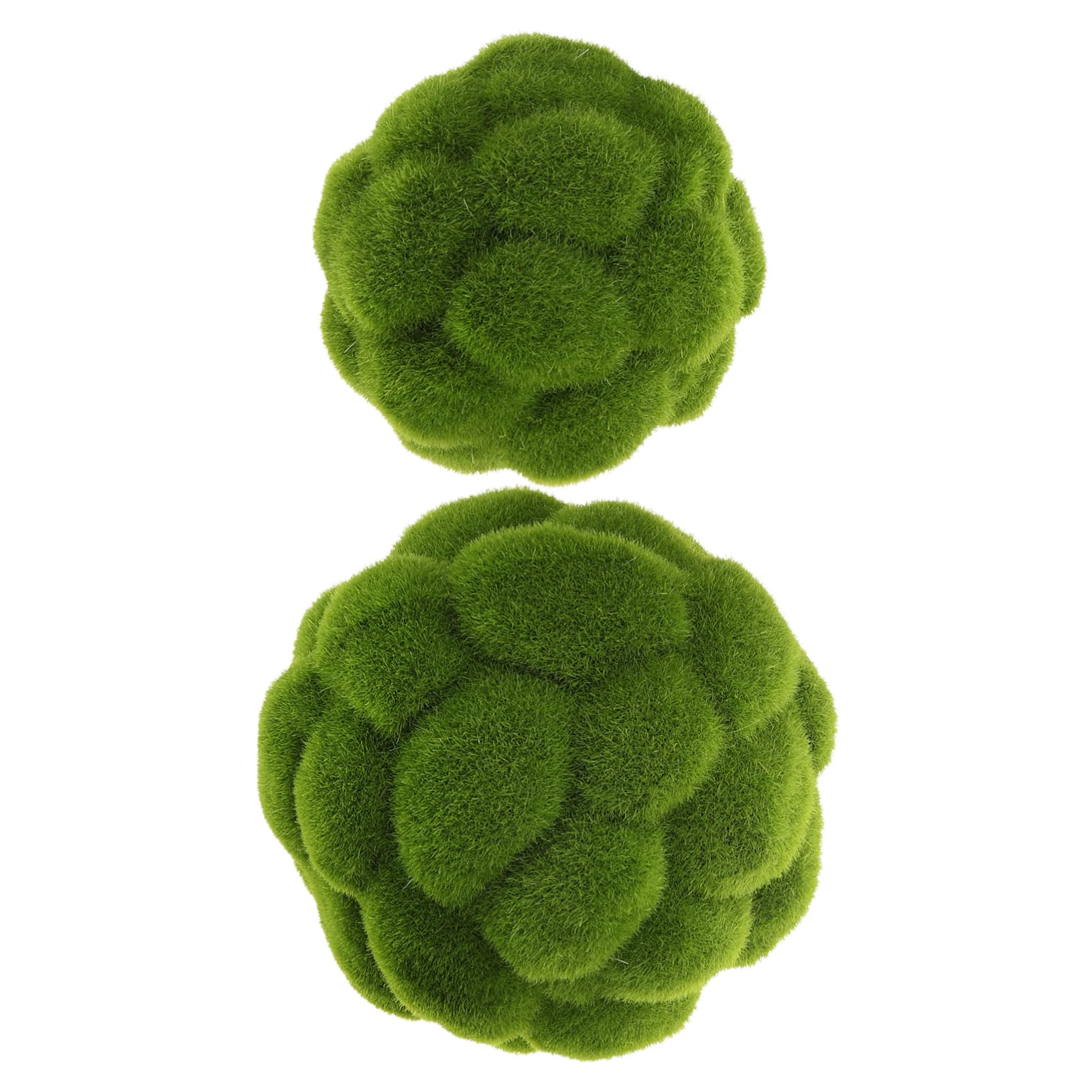 Cabilock 8 Stck. Künstliche Mooskugel Dekoration Realistische Topiary Bälle für Garten Hochzeit und Innenräume Pflegeleicht und Langlebig