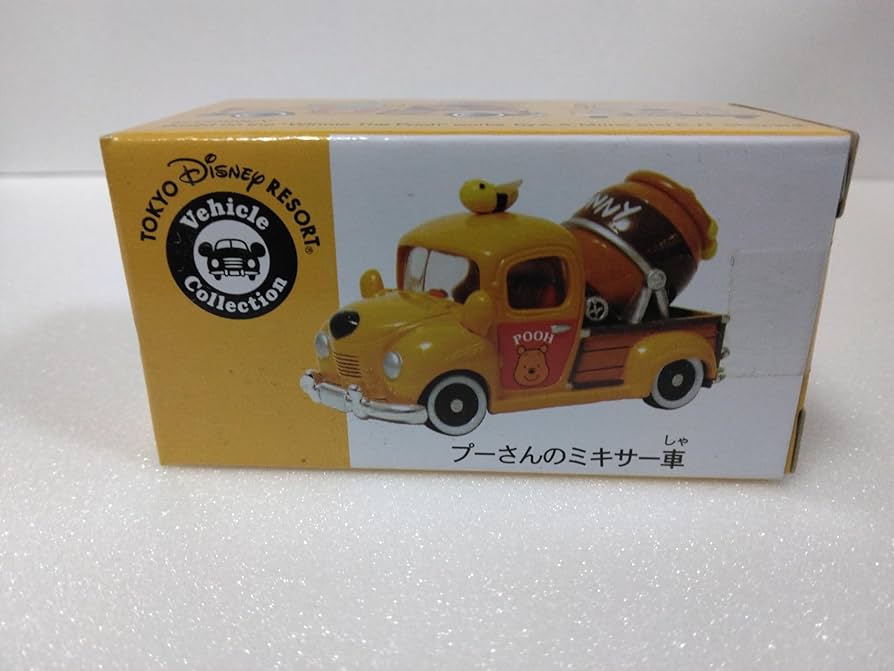 【希少】トミカ　ディズニー　プーさんのミキサー車　他 Disney ディズニー トミカ プーさんのミキサー車 キャラクター