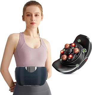 Upgraded Abdominal Massager, Electric Stomach Massager for Digestion, Positive Negative Massage, Flatulence Relief, Constipation or Period Cramps, Promote Intestinal Peristalsis (Deep Blue)