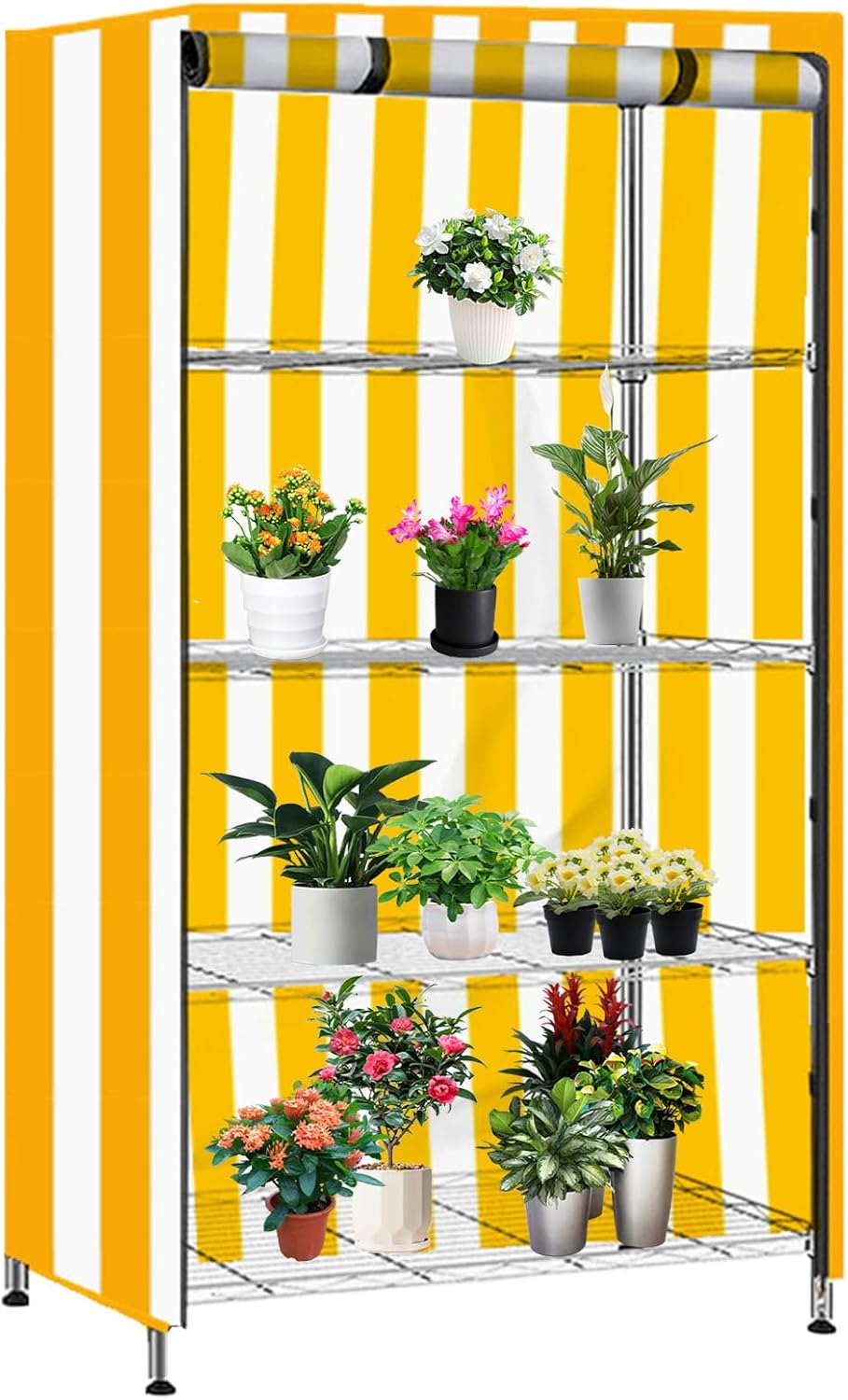 貯蔵棚プロテクター - 耐久性のあるワイヤーカバー、防水ダストシールド|汎用210dファブリッククローゼットオーガナイザー、ヘビーデ