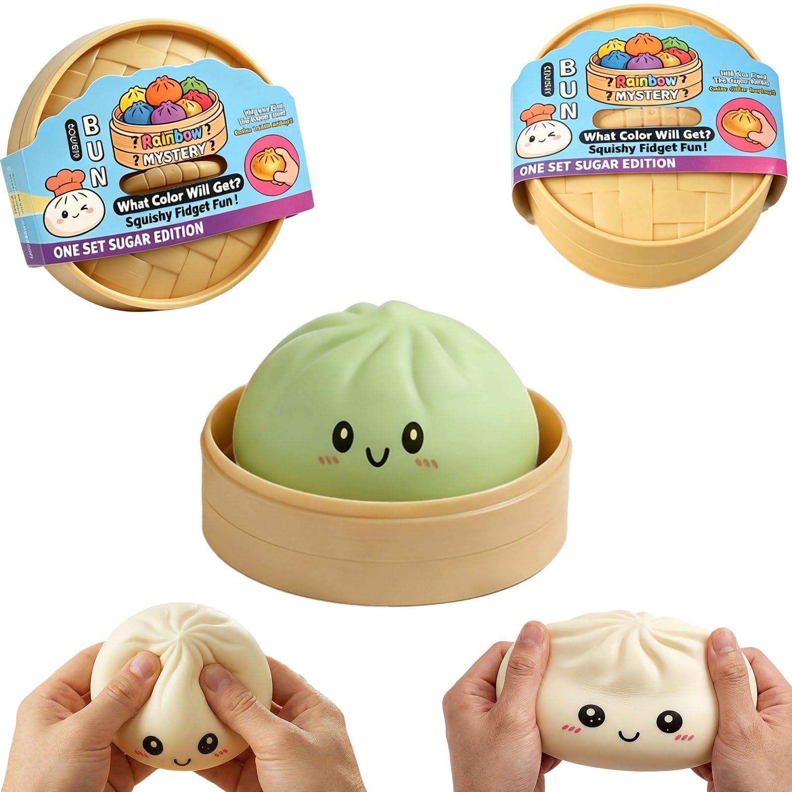大人気！ミニ肉まんスクイーズキーホルダー 25個セット まとめ売り Amazon | Bornoon ミステリー餃子スクイーズボックス 肉まんスクイーズ