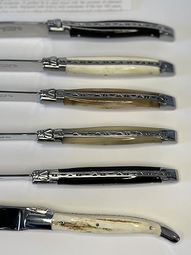 Miniatura 5 de Laguiole en Aubrac Laguiole - Juego de 6 cuchillos de vapor, varios colores