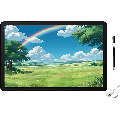 SAMSUNG Galaxy Tab A9+ 11 inch 128GB Android Tablet, Big Screen, Quad Speakers, Upgraded Chipset, Multi Window Display, Slim, Light, Durable Design, Graphite with HEXAccessories