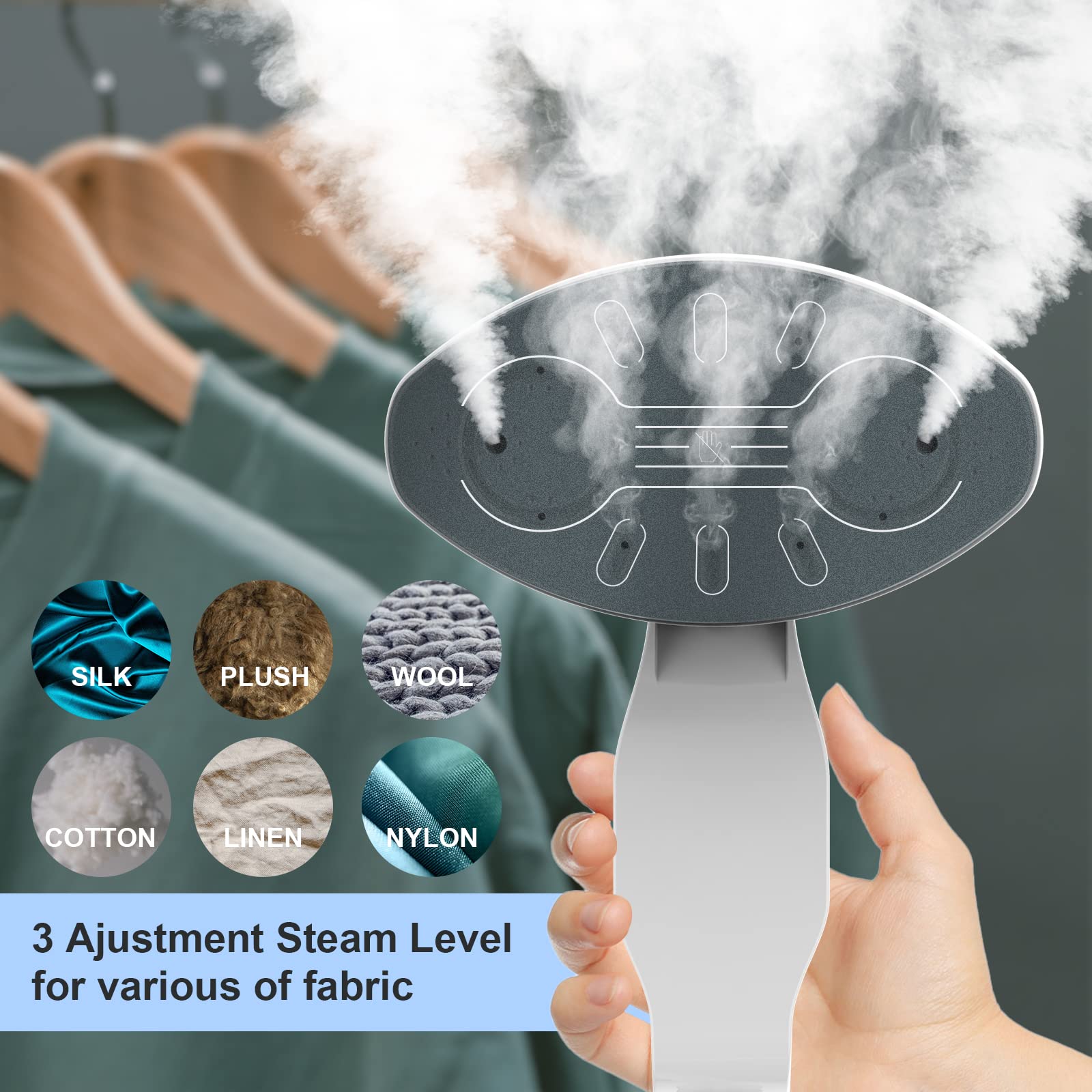 Buy Steamer for Clothes Standing, KOTLIE 1600W 2 in 1 Professional